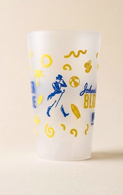 Screen printed reusable cup